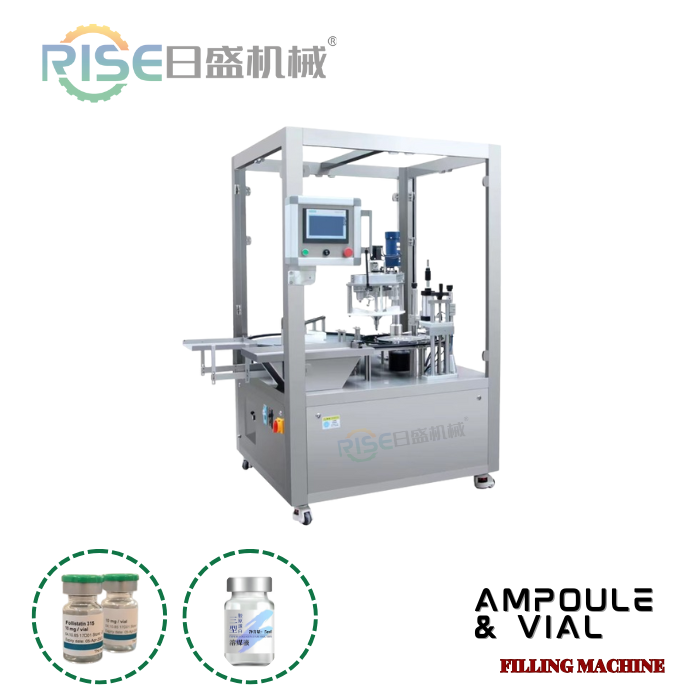 RISHENG | AUTOMATIC SINGLE-HEAD INJECTABLE DRY POWDER FILLING, STOPPERING, AND CAPPING MACHINE